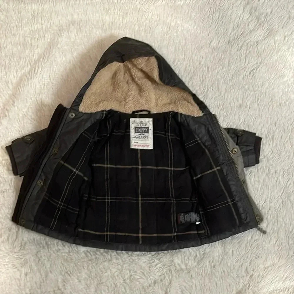 Little happy chappy jacket y coat for baby